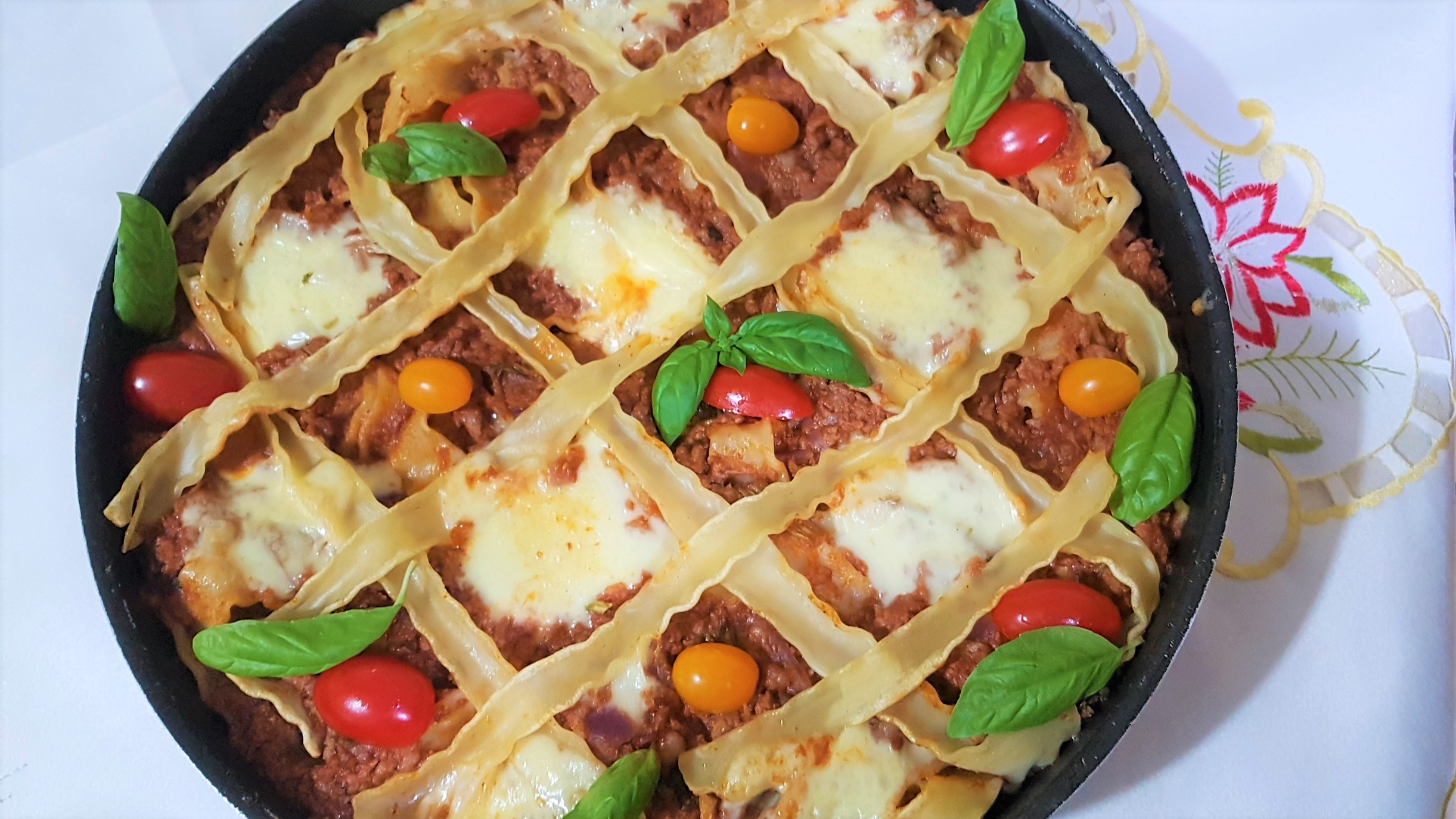 Paste cu carne tocata, la cuptor -pasta al forno