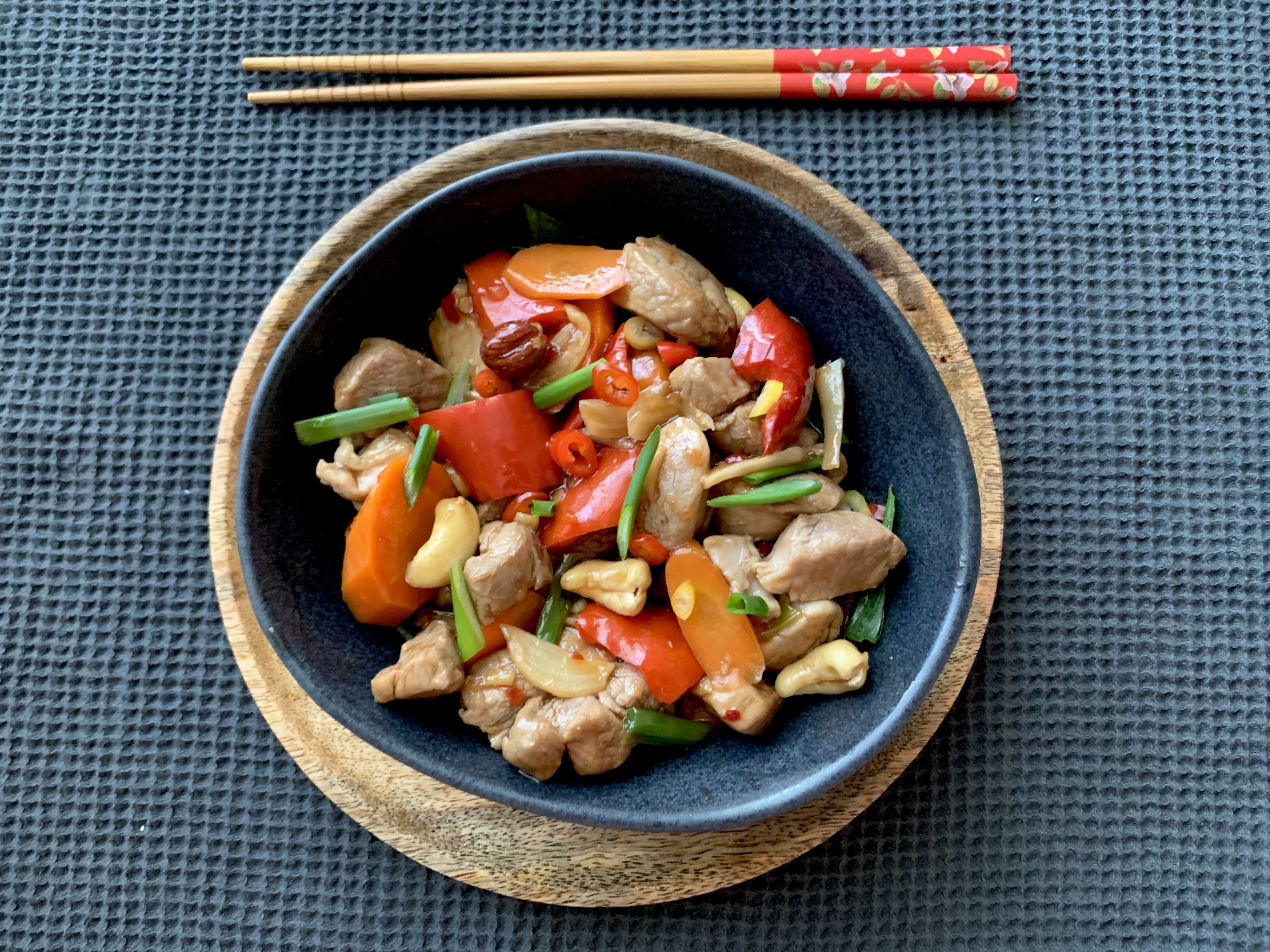 Porc in stil chinezesc (Pork stir fry)