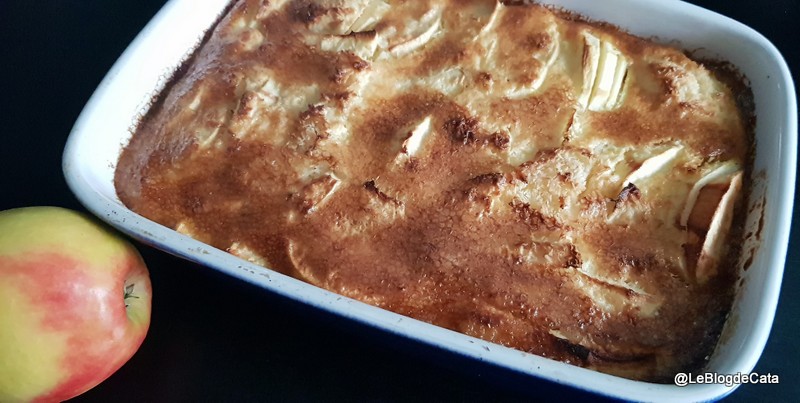 Desert gratin de mere cu nuca de cocos