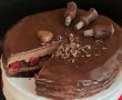 Desert tort cu jeleu de visine si mousse de ciocolata neagra-2