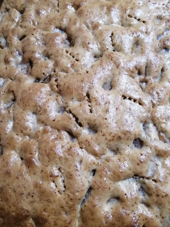 Desert prajitura cu mere caramelizate