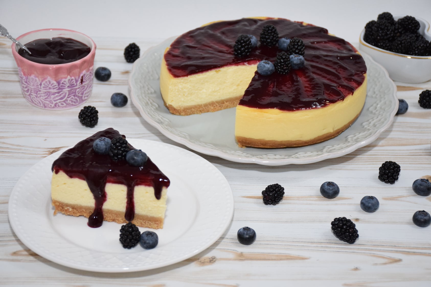 Desert New York cheesecake