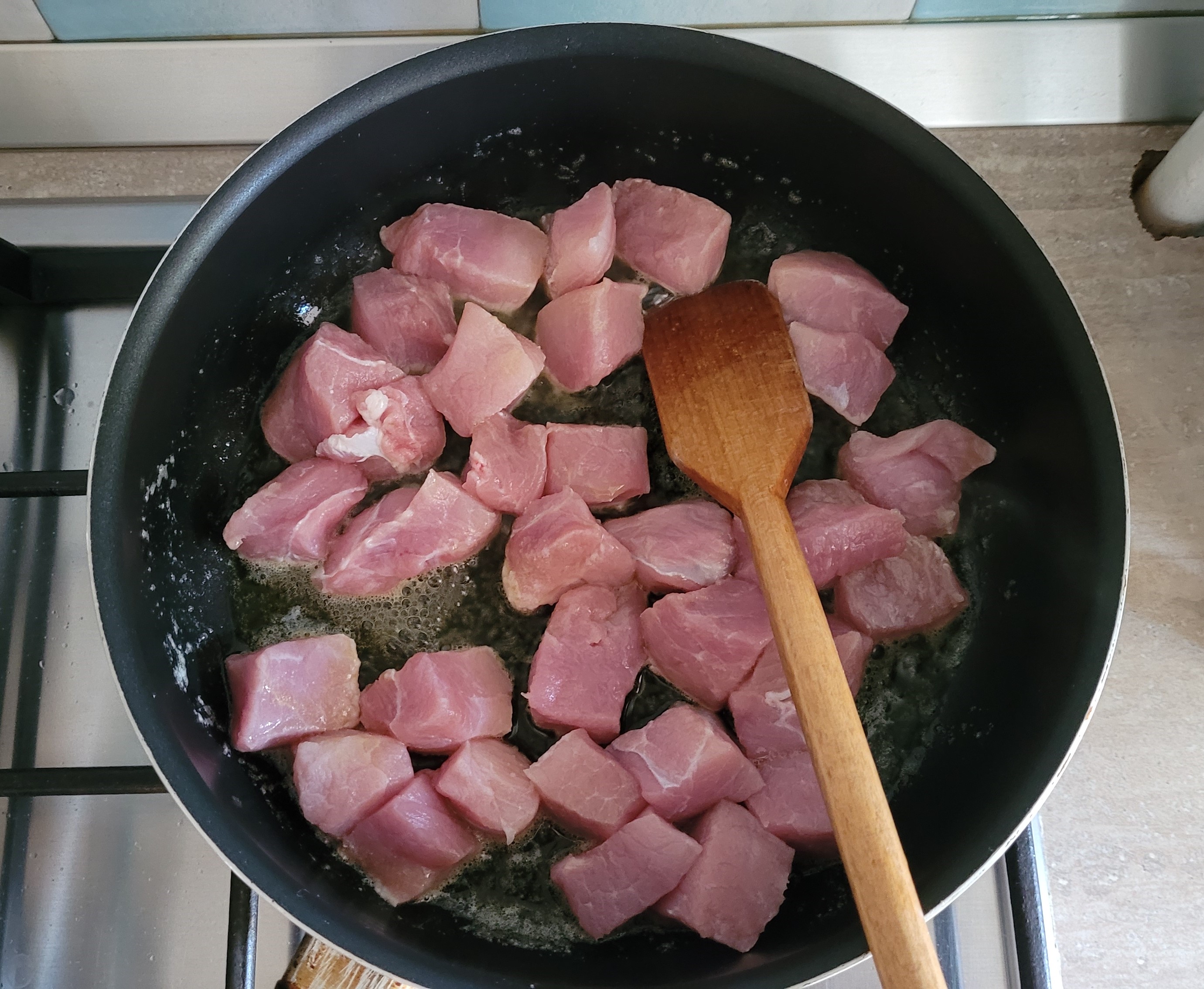 Tocana de rosii cu carne de porc