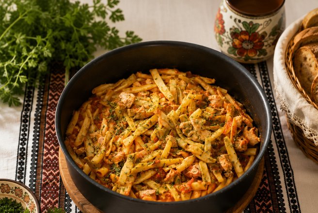 Reteta simpla si gustoasa de pastai cu carne de pui