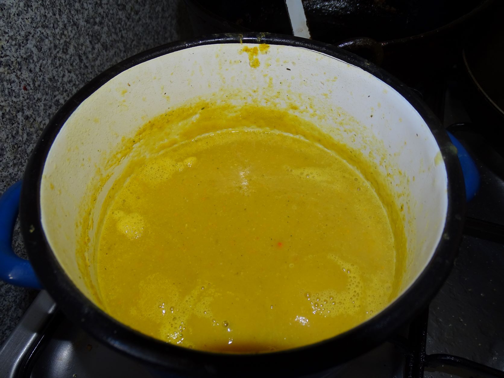 Supa crema de dovlecel galben si fasole galbena