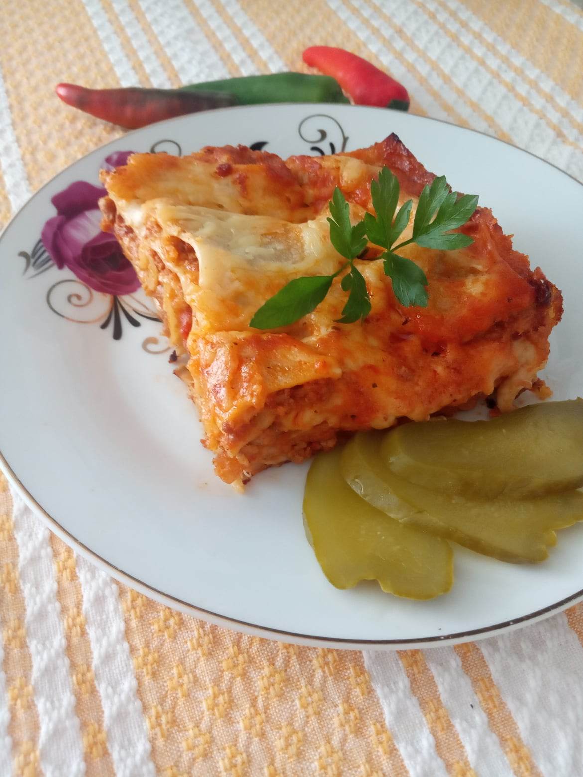 Reteta de lasagna cu carne de porc