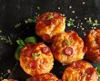 Brioșe pizza delicioase - Rețeta rapidă și savuroasă-2