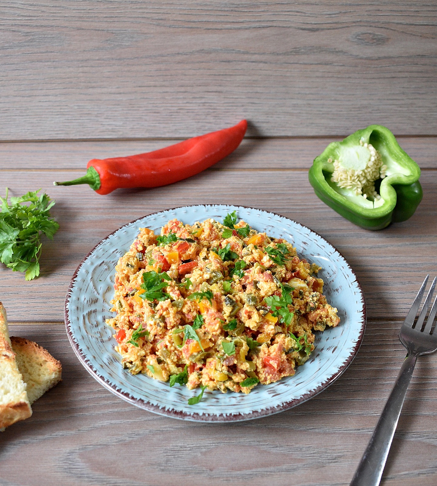 Menemen - Omleta turceasca plina de savoare