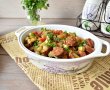 Mancare cu vinete, dovlecei si chorizo-5