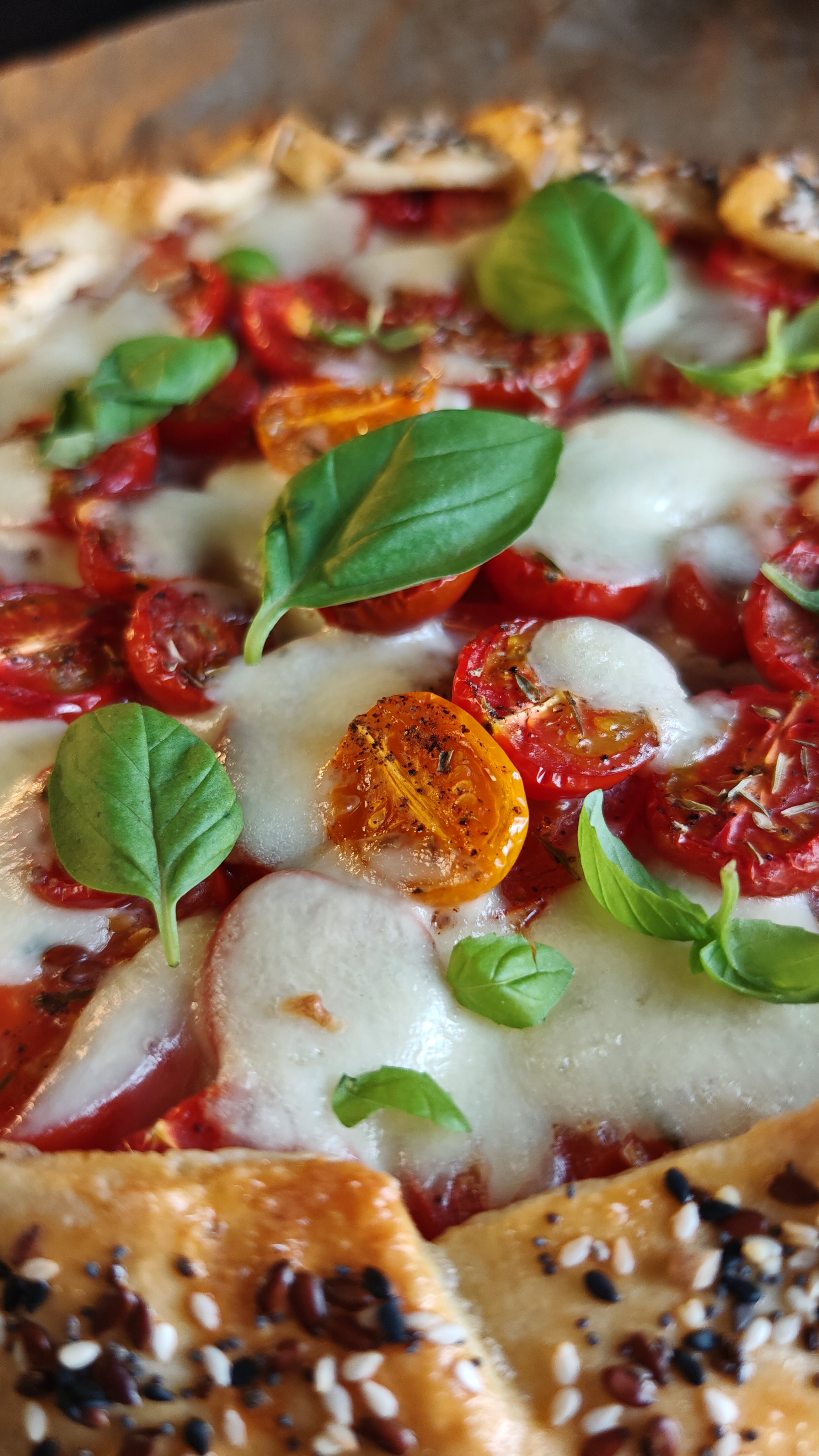 Tartă Caprese - Simplă, rapidă și gustoasă