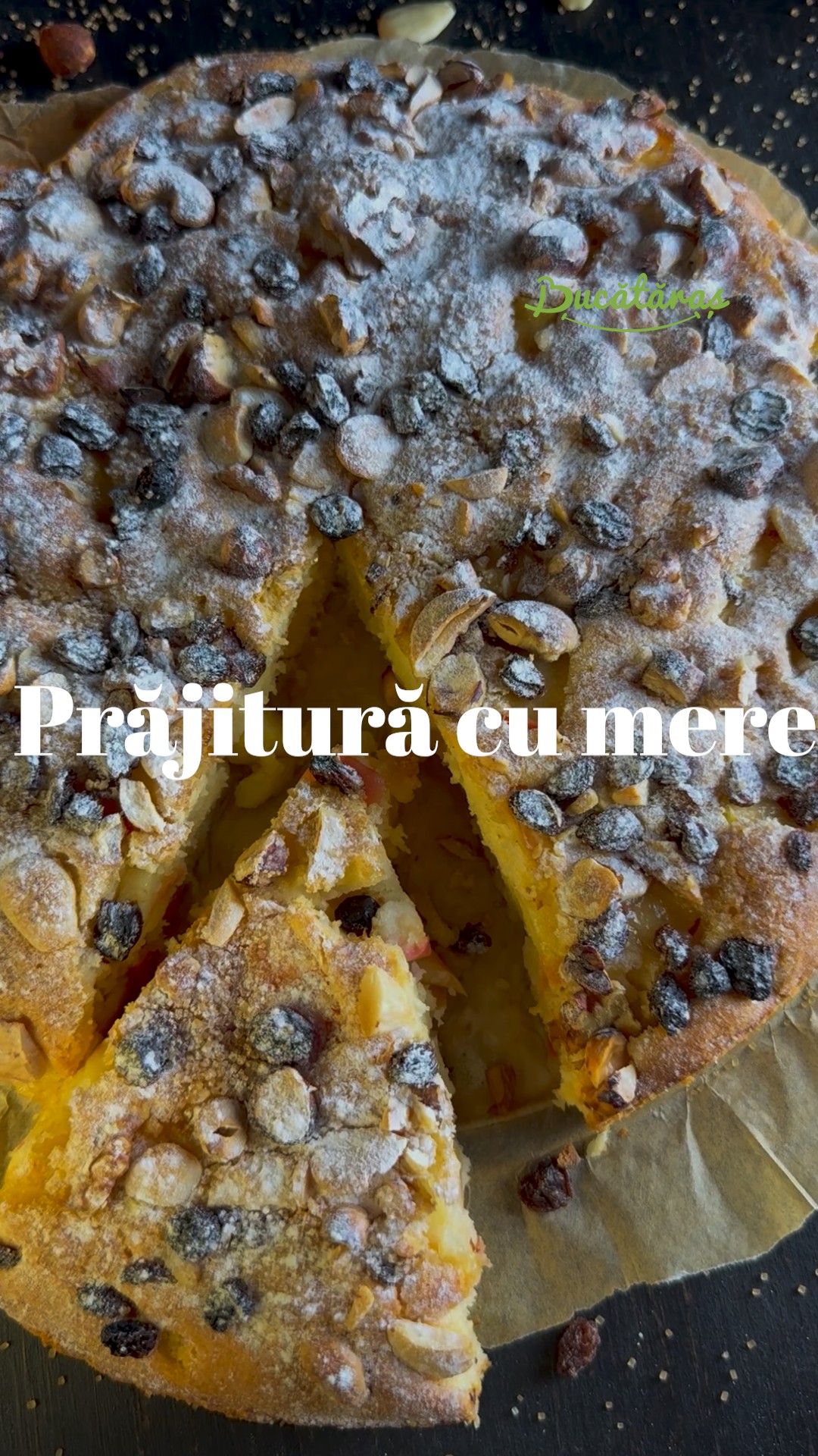 Prăjitură cu mere - Fragedă și delicioasă