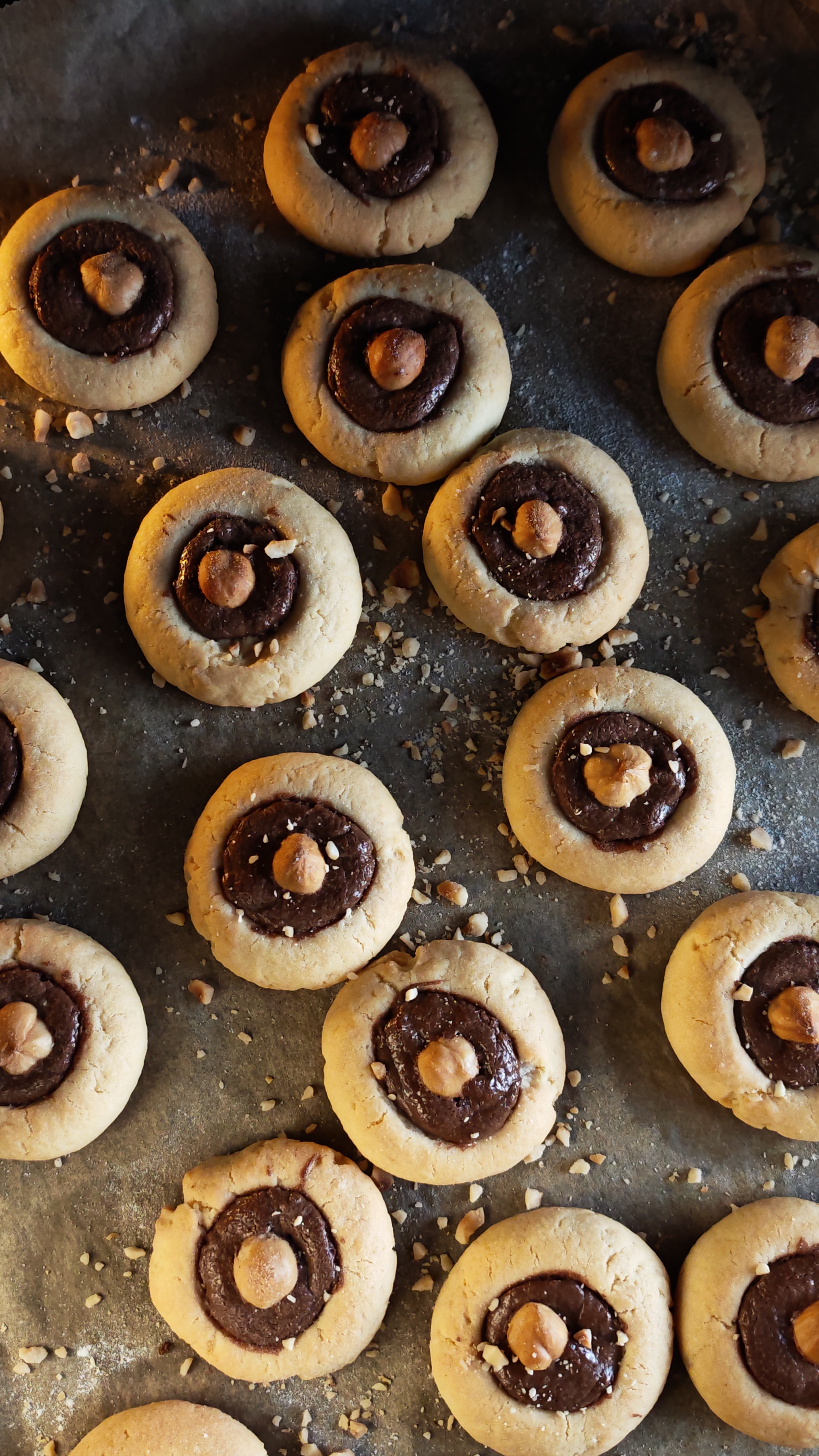 Biscuiți cu nutella și alune de pădure - Rețeta simplă și delicioasă