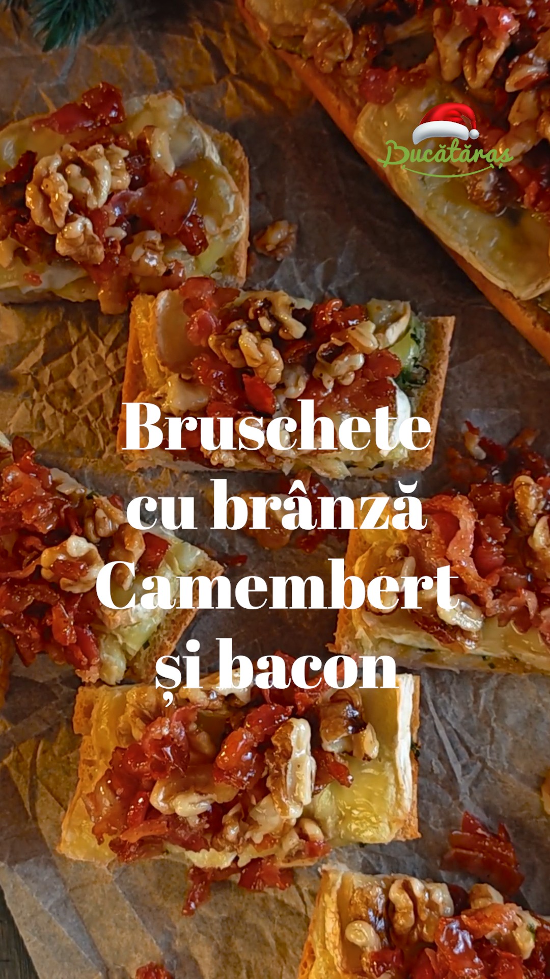 Bruschete cu brânză Camembert și bacon - Delicioase și ușor de făcut