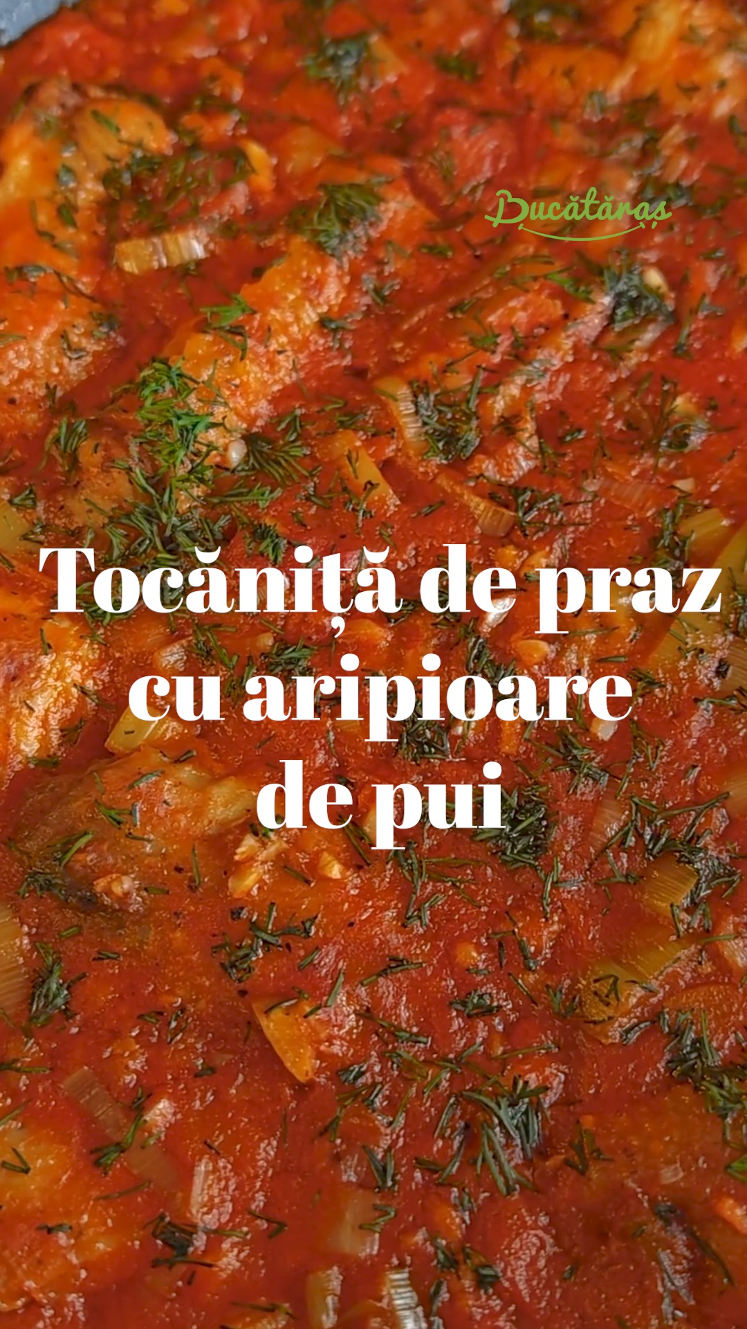 Tocăniță de praz cu aripioare de pui - Mâncare rapidă, plină de savoare