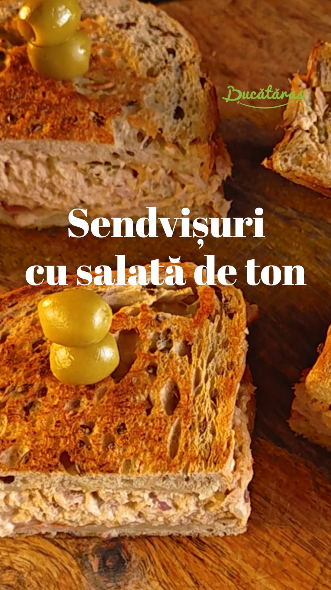 Sendvișuri cu salată de ton - Crocante și savuroase