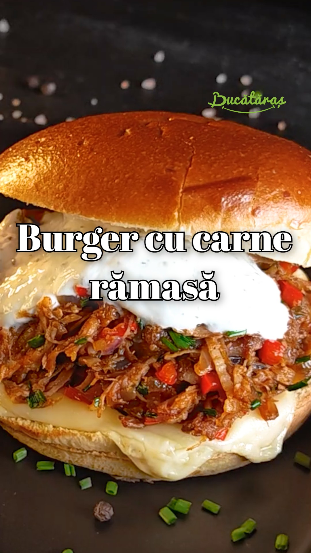 Burger cu carne rămasă - Simplu, rapid și gustos