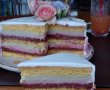 Tort cu crema de fistic, ciocolata si zmeura-9